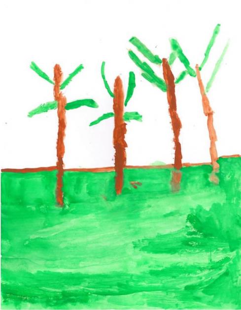 “Árboles del jardín” de Margarita Palancar Verdugo
